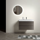 Alice - Bathroom Vanity With Sink, Large Storage Wall Mounted Floating Bathroom Vanity For Modern Bathroom, One-Piece Sink Basin Without Drain And Faucet by HouseOfZazla