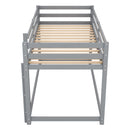 Floor Bunk Bed With Ladder by HouseOfZazla