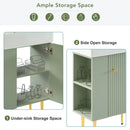 Bathroom Vanity, Combo Cabinet, Bathroom Storage Cabinet, Single Ceramic Sink by HouseOfZazla