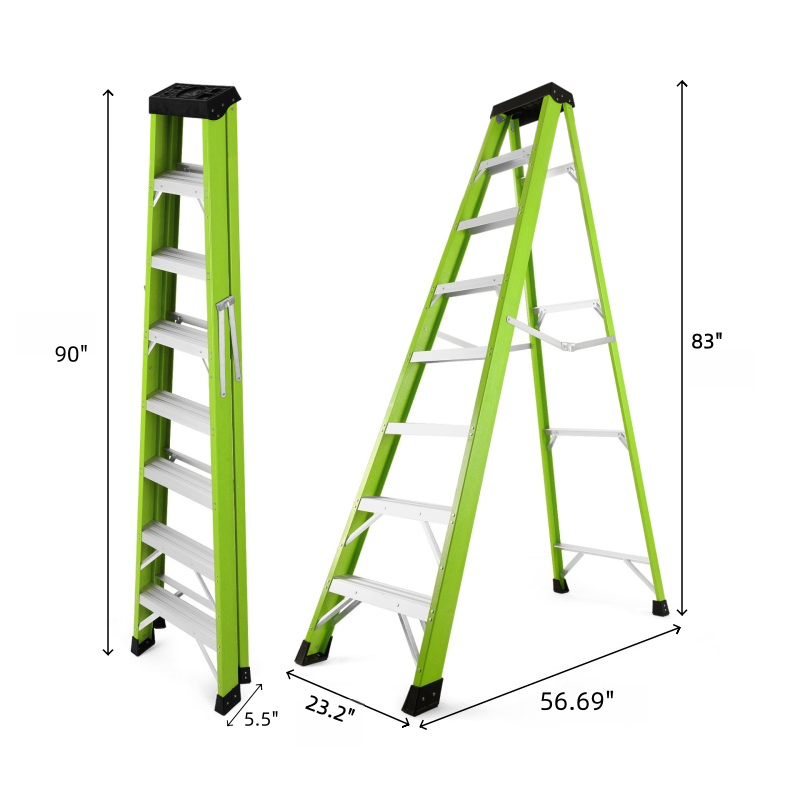 Fiberglass Ladder with Tool Tray, photo 5 of 6