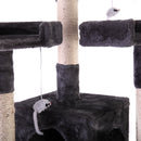 67" Multi-Level Cat Tree Tower, Kitten Condo House with Scratching Posts, Kitty Play Activity Center, Gray