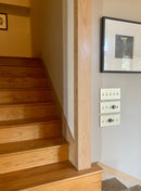 CleanPlate Classic Wall Plate in Midcentury Gold for Toggle Switches