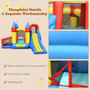 Inflatable Bounce House with Basketball Rim and 780W Blower by LJGDeals