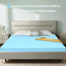 3 Inch Gel-Infused Cooling Bed Topper for All-Night Comfy by LJGDeals