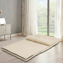 6-Position Foldable Floor Sofa Bed with Detachable Cloth Cover by LJGDeals
