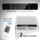 8000 BTU 3-in-1 Portable Air Conditioner with Remote Control-White by LJGDeals