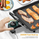 35 Inch Electric Griddle with Adjustable Temperature by LJGDeals