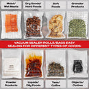 Vacuum Sealer Roll - 11 in x 150 ft, Textured on Both Sides, 7.5 Mil Thickness