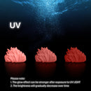 Glow-in-the-dark Red 1.75mm PRO-3 PETG Filament, 1kg