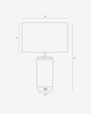 Arden USB Table Lamp