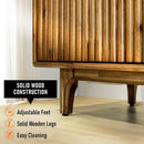 Bosk Wood Fluted TV Stand by Megsu