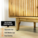 Bosk Wood Fluted TV Stand by Megsu