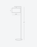 Montage Modern Floor Lamp by Brightech