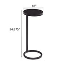 Yancey - Round Accent Table - Antique Bronze