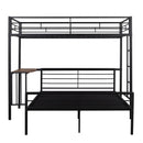 Bunk Bed With Desk, Ladder And Quality Slats For Bedroom by HouseOfZazla
