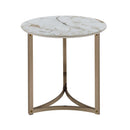 Aziz Sintered Stone Top Round Coffee Table