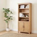 Vermes 72-inch 2-door Home Office Cabinet Bookcase Light Ash