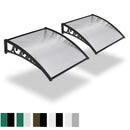 Yescom 2-Pack Door & Window Poly Awning Canopy 40"x40"