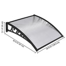 Yescom 2-Pack Door & Window Poly Awning Canopy 40"x40"