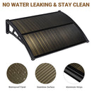 Yescom 2-Pack Door & Window Poly Awning Canopy 40"x40"