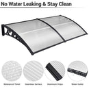 Yescom Door & Window Poly Awning Canopy 80"x40"