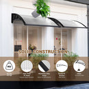 Yescom Door & Window Poly Awning Canopy 40"x40"