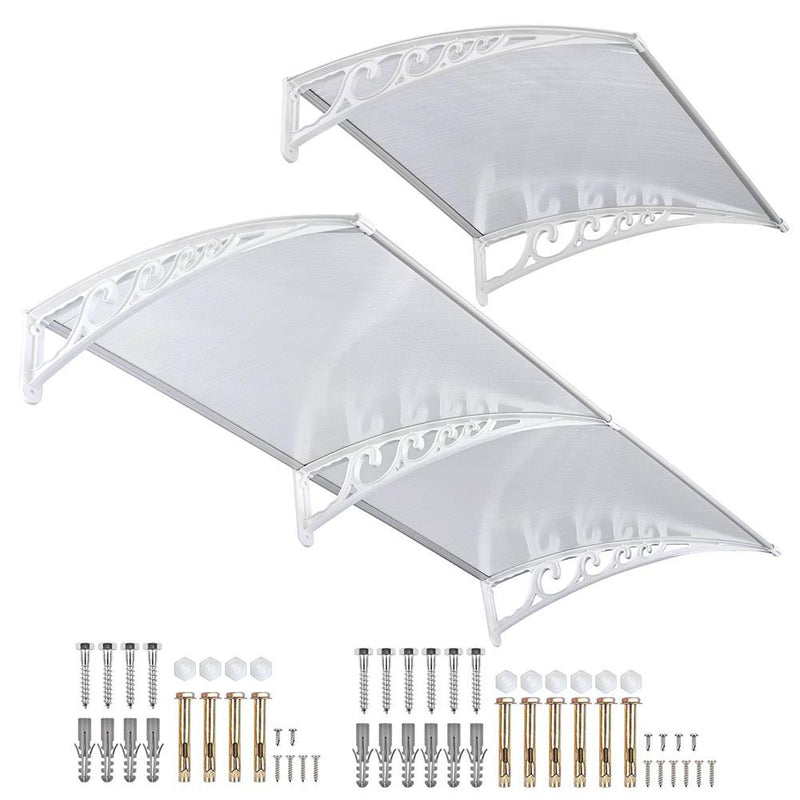 Yescom Door & Window Poly Awning Canopy 120" x 40"