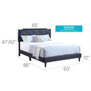 Button Tufted Bed Charming For Cozy Spaces by HouseOfZazla