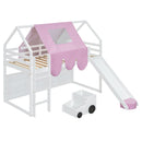 Loft Bed With House Shaped Frame And Tent by Unique Piece Furniture