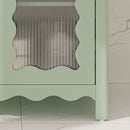 Modern Bathroom Vanity With Tempered Glass Doors by HouseOfZazla