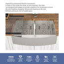 Farmhouse Double Bowl Sink With 50/50 Layout by HouseOfZazla