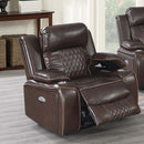 Power Motion Living Room Set With USB Port, Adjustable Headrest, Cup Holder by HouseOfZazla