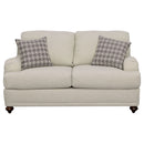 Anderson - 2 Piece Cushion Back Living Room Set - Gray by HouseOfZazla