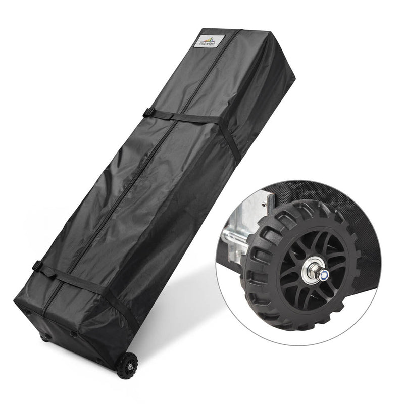 InstaHibit Canopy Storage Bag w/ Wheels 15x11x64" for 10x15