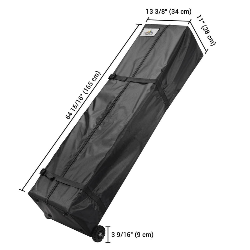 InstaHibit Canopy Storage Bag w/ Wheels 15x11x64" for 10x15