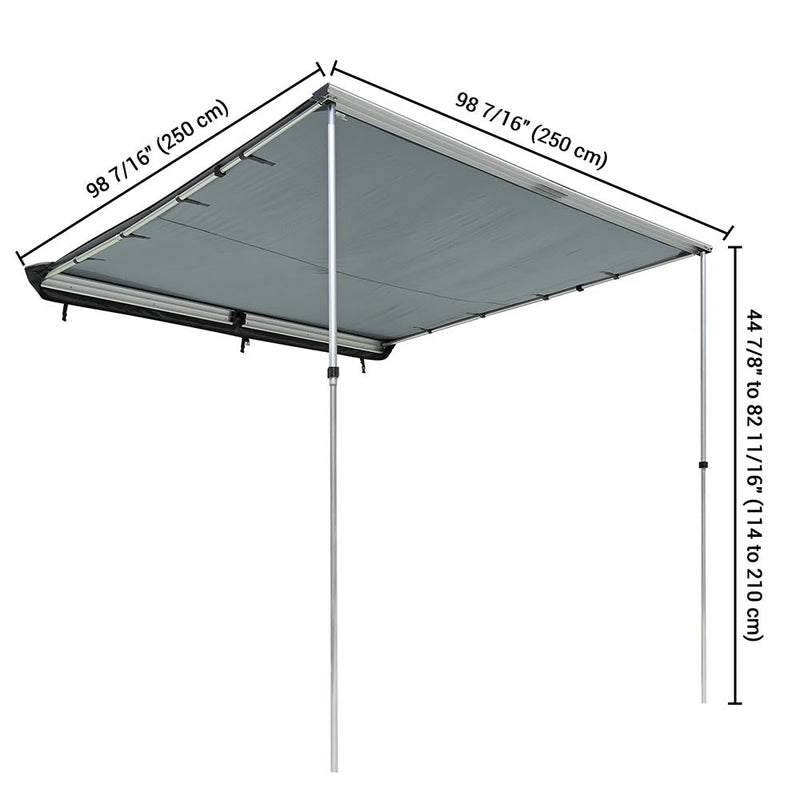 Yescom Awning 8' 2" x 7' 7" Vehicle Rooftop Side Tent Shade