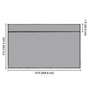 Yescom RV Awning Screen with Zipper 10'x6' Travel Trailer Sun Blocker