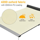 Yescom Awning with LED Light 6.6' x 4.6' Car Side Tailgate Awning