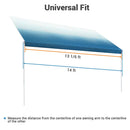 Yescom 14ft RV Awning Replacement Waterproof Fabric Tarp (13'x8')