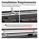 Yescom Awning 8' 2" x 7' 7" Vehicle Rooftop Side Tent Shade