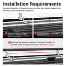 Yescom Awning with LED Light 8.2' x 7.6' Car Side Awning