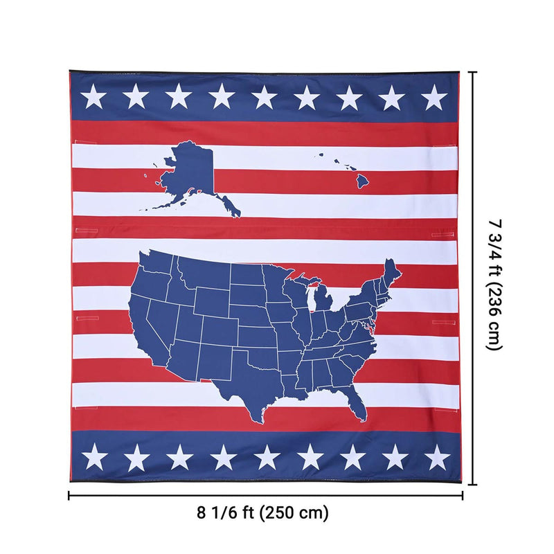 Yescom 7.5'x7.7' Vehicle Awning Canopy Replacement for Van Car SUV