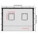 Yescom 10x10 Pop Up Canopy Netting Mesh Sidewalls