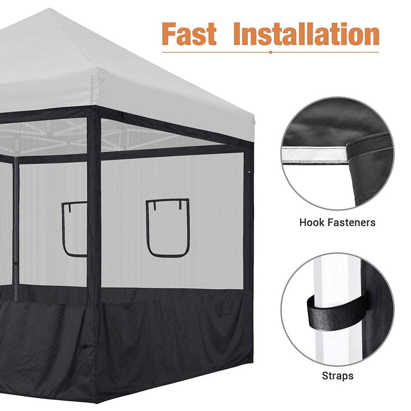 Yescom 10x10 Pop Up Canopy Netting Mesh Sidewalls Side Panel