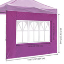Yescom Canopy Tent Wall with Windows 1080D 10x7ft 1pc