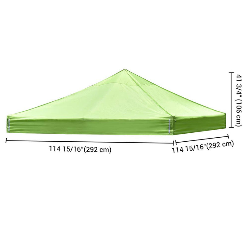 Yescom 10x10 Ez Pop Up Tent Canopy Top Replacement Cover (9.6'x9.6')