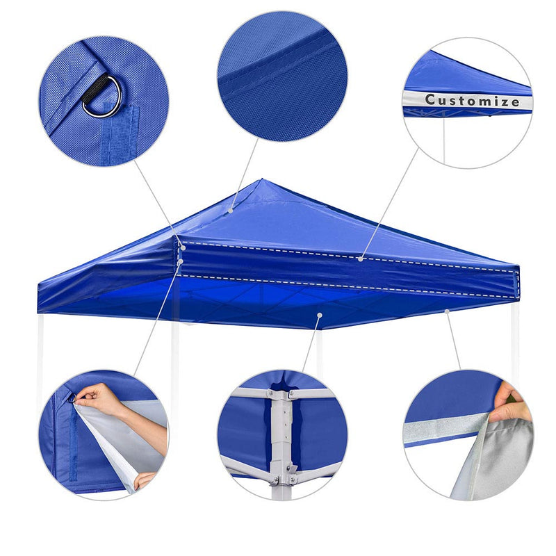 Yescom 10'x10' Ez Pop Up Tent Canopy Top Replacement Cover