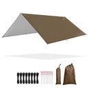 Yescom Camping Tarp Rain Shelter 10x10ft UV50+ PU3,000mm