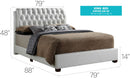 Tufted Upholstered Bed by HouseOfZazla