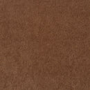 Dania - Upholstered Crescent Loveseat With Curved Tufted Arms - Rust by HouseOfZazla